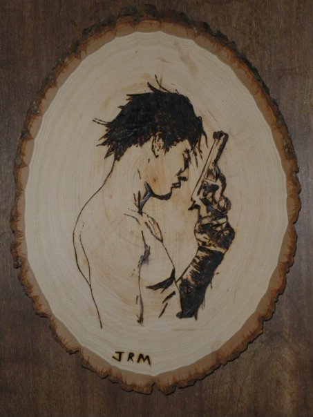 A woodburning of mine, inspired by Dark Tower series by Stephen King
