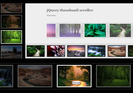 thumbnail scroller with jquery
