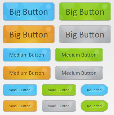 Animated Bubble Buttons CSS3