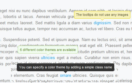 (Colortip)multiple color jQuery Tooltip Plugin