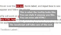 very useful CSS Tooltips