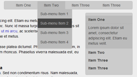 Easy jQuery drop down menus