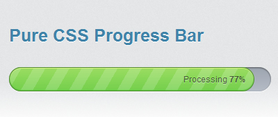 Very Beautiful CSS3 And JQuery progress bar