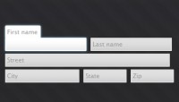 Sliding up form labels with jquery and CSS3