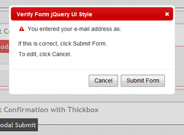 verstoring Prediken Cadeau nice modal dialog box on Form Submit jQuery UI | form,form validation