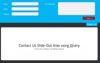 Animate a Contact Us Slide-Out Area using jQuery