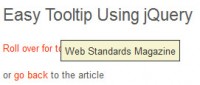 The Simplest jQuery Tooltip Ever