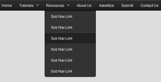 jQuery Super Sexy Drop Down Menu