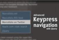 jQuery Advanced keypress navigation
