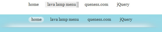 jQuery Simple Lava Lamp Menu