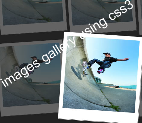 awsesome images gallery using css3 and jquery
