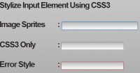 Stylize Input Element Using CSS3