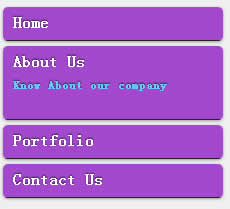 Bounce out Vertical menu with jQuery CSS3
