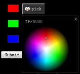 Color Picker  ColorSphere Plugin （Mootools）