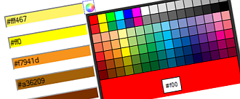 iColorPicker jQuery plugin - The Easiest Color Picker Ever!
