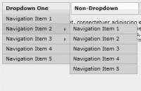 JavaScript Dropdown Menu with Multi Levels