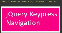 A Keypress Navigation tabs jQuery