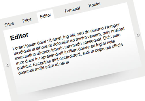 Coda Tabs Slider Effect jQuery