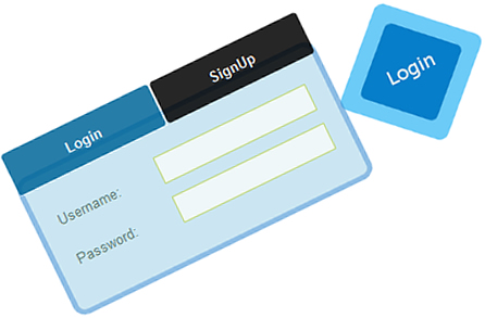 Cool JQuery and CSS3 Animated Login and Signup Form
