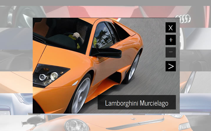 impressive lightbox Photo wall effect with jQuery