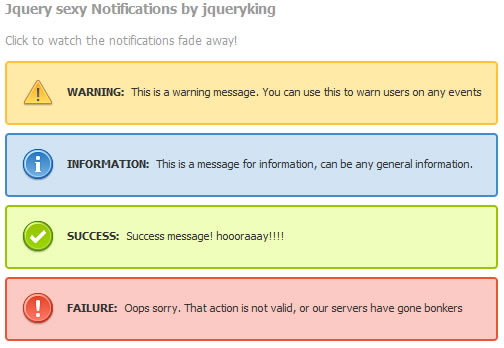 jquery beautiful notification boxes