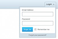 Cool Dropdown Login Form with jQuery