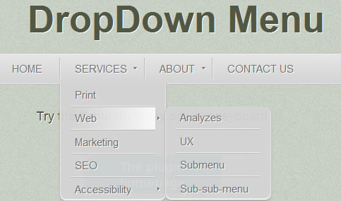 Beautiful DropDown Menu with jQuery