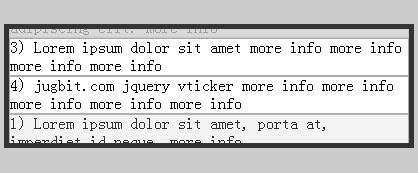 vertical scroll news ticker with jQuery