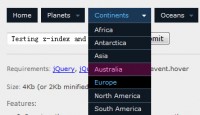 Awesome Drop Slide Menu With Jquery
