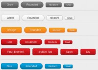 multiple Gradient Buttons with CSS3