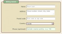 Web Forms with HTML5 no javascript