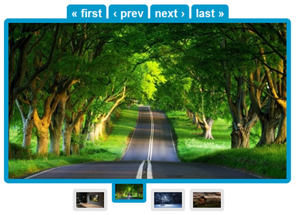 awesome JQuery  Images Slideshow