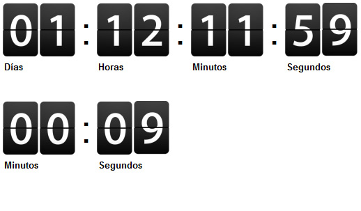 Cool countdown with jquery 