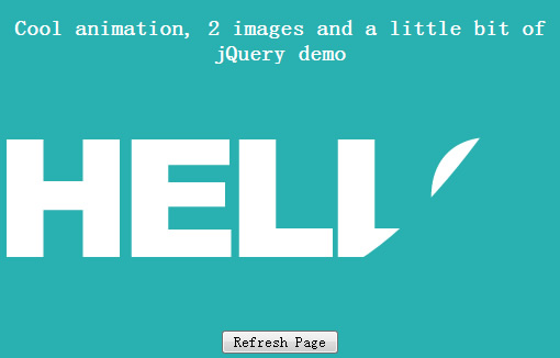 Cool animation with jQuery