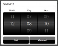 like iPhone  jQuery  scroller Date and Time picker