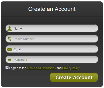 html5 and CSS3 Modern Web Forms effect