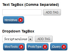 jQuery useful TagBox Plugin