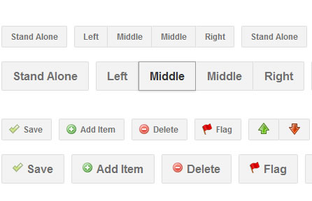 Pure CSS3 Google-styled buttons