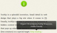 JQuery and CSS3 Mobile-Friendly Tooltip