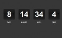 Rolodex Style jQuery Countdown Ticker