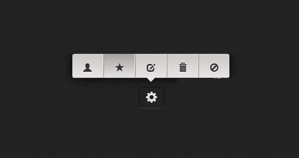  tooltip style toolbars with jQuery