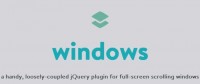 windows full-screen scrolling  with jQuery 