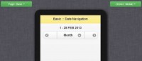 super cool  Mobile Date Navigation with JQuery
