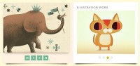 Likes books content flip plugin with jQuery