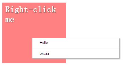 Create context menus (right-click menus) for any element with jquery